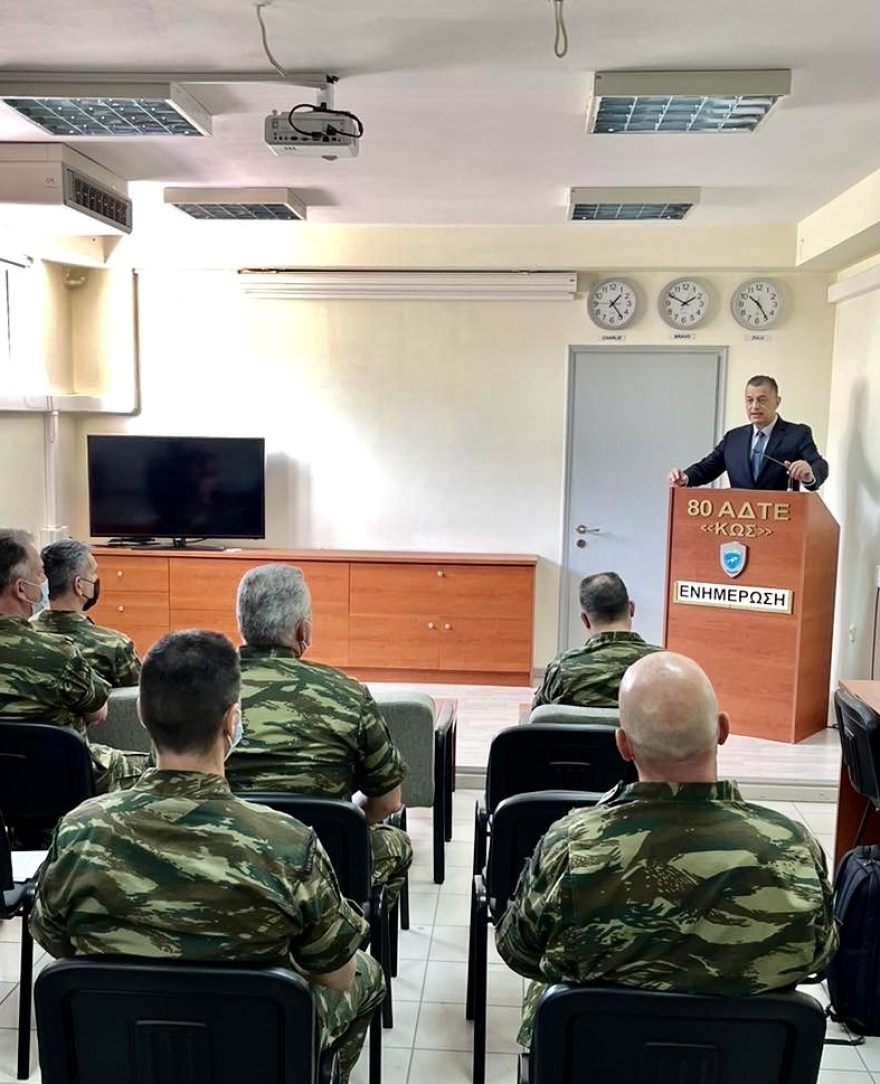 Αλκιβιάδης Στεφανής: Κω και Φαρμακονήσι επισκέφθηκε ο υφυπουργός Εθνικής Αμυνας