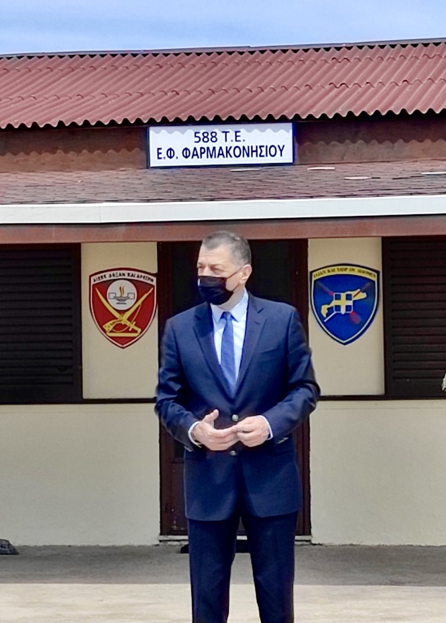 Αλκιβιάδης Στεφανής: Κω και Φαρμακονήσι επισκέφθηκε ο υφυπουργός Εθνικής Αμυνας