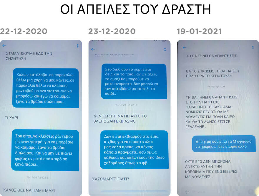 «Ψυχώ στη Μακρινίτσα»: Τα SMS με τις απειλές του δράστη που οδήγησαν στο διπλό φονικό 