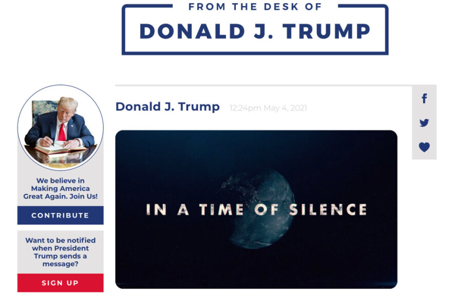 Ο Τραμπ επιστρέφει: «Απαντά» στο Twitter εγκαινιάζοντας τη νέα του ιστοσελίδα