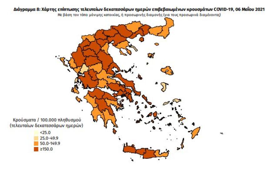 Κορωνοϊός: Στα 3.421 τα νέα κρούσματα - 754 οι διασωληνωμένοι, 83 θάνατοι