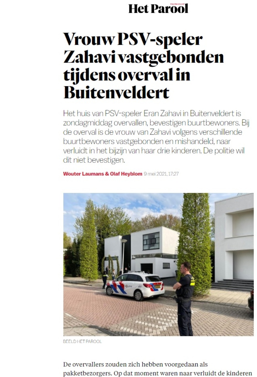 Εφιαλτικές στιγμές για τον Ζάχαβι: Ληστές έδεσαν και χτύπησαν τη σύζυγό του μπροστά στα παιδιά τους