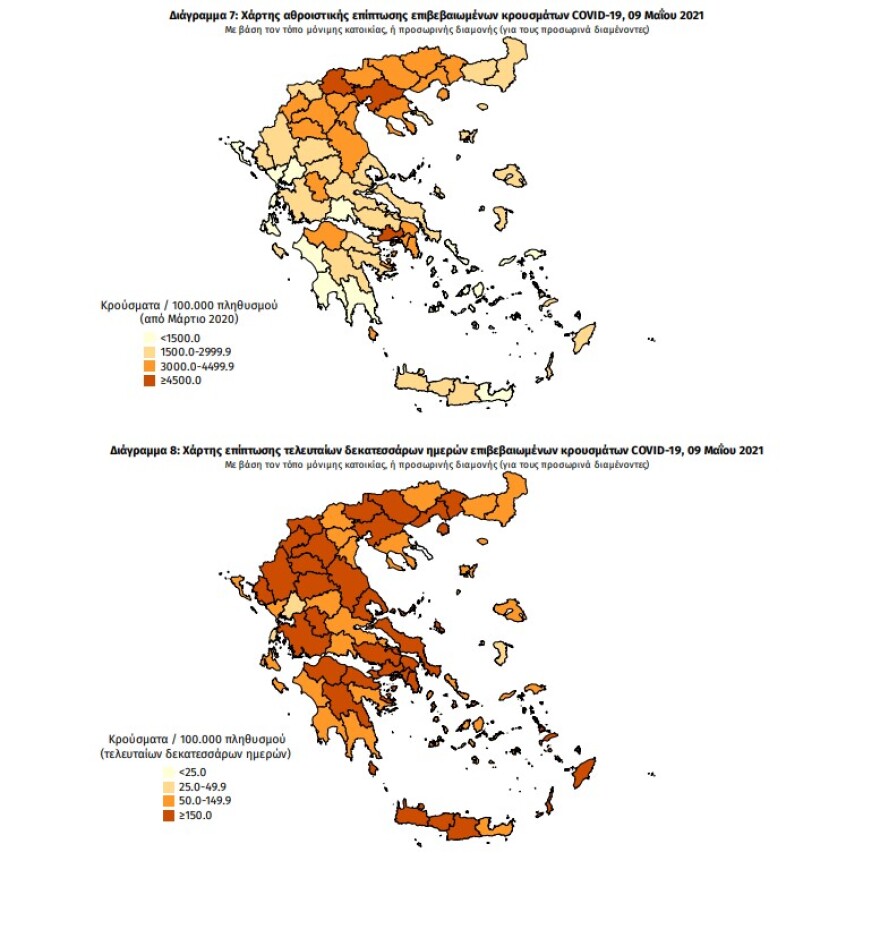 Κορωνοϊός: Στα 1.428 τα νέα κρούσματα - 51 θάνατοι - 728 διασωληνωμένοι