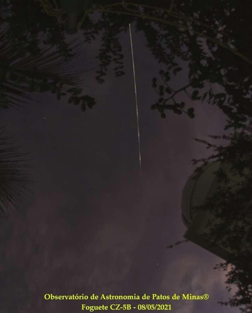 Kινεζικός πύραυλος: Η στιγμή της πτώσης στον Ινδικό Ωκεανό - Δείτε βίντεο