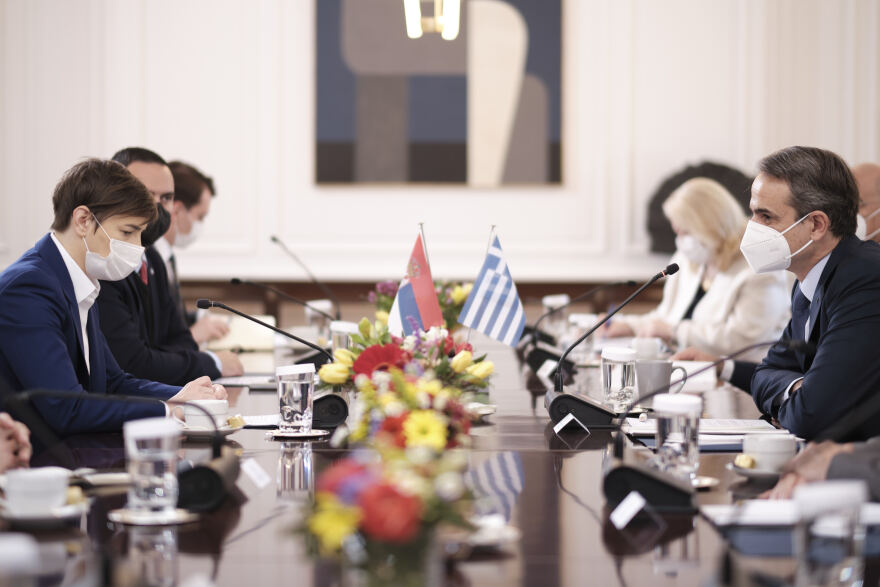 Μητσοτάκης στην πρωθυπουργό της Σερβίας: Αναγνωρίζουμε για την είσοδο των τουριστών όλα τα εμβόλια που έχετε χορηγήσει