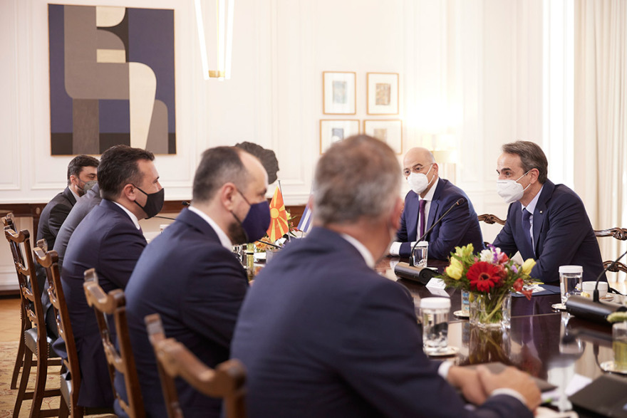 Μητσοτάκης σε Ζάεφ: Ζωτικής σημασίας οι σχέσεις καλής γειτονίας για την ένταξή σας στην ΕΕ