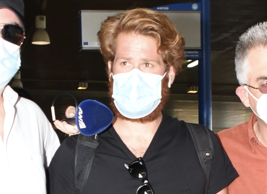 Επέστρεψε στην Ελλάδα ο Τζέιμς Καφετζής - Δείτε φωτογραφίες