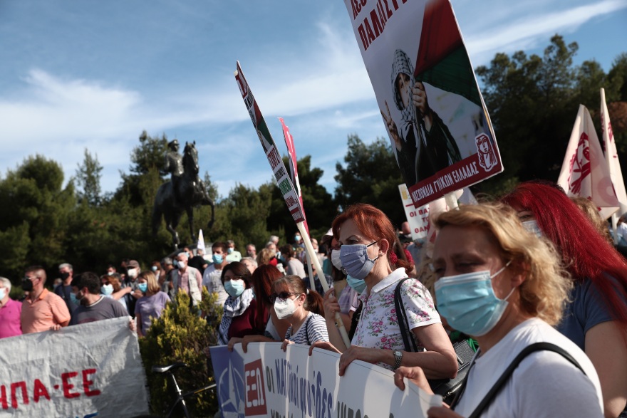 Άνοιξε η Κηφισίας και στα δύο ρεύματα - Ολοκληρώθηκε η πορεία για το Παλαιστινιακό