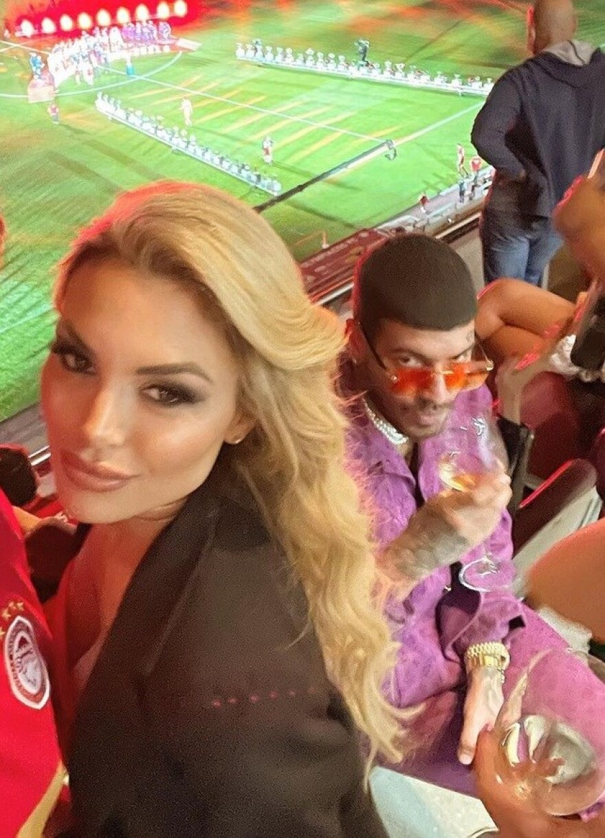 Snik - Αλεξάνδρα Παναγιώταρου: Παρακολούθησαν μαζί τη φιέστα του Ολυμπιακού - Δείτε φωτογραφία