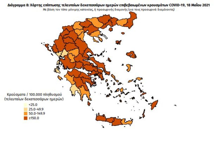 Κορωνοϊός: Στα 2.812 τα νέα κρούσματα - 639 οι διασωληνωμένοι, 63 θάνατοι
