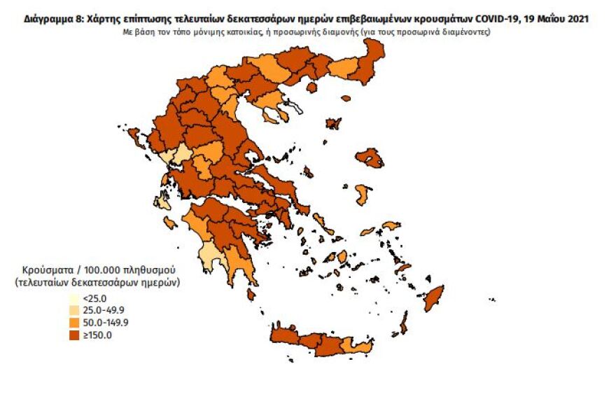 Κορωνοϊός: Στα 2.293 τα νέα κρούσματα - 642 οι διασωληνωμένοι, 53 θάνατοι