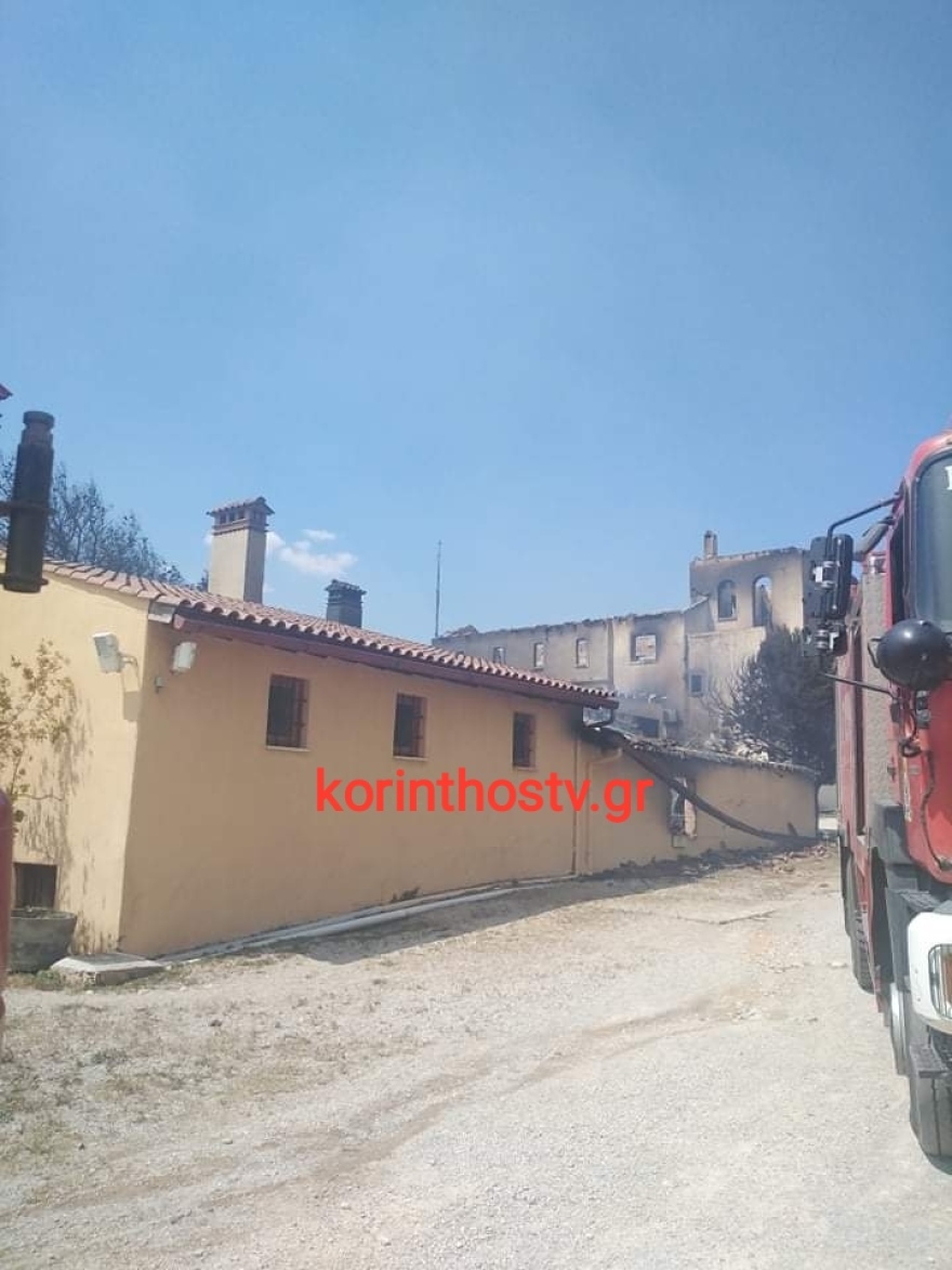 Μέγαρα: Κάηκε ολοσχερώς οινοποιείο 