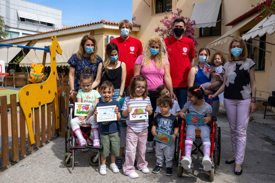 Ημέρα Κοινωνικής Προσφοράς για bwin & Κ.Α.Ε. Ολυμπιακός 