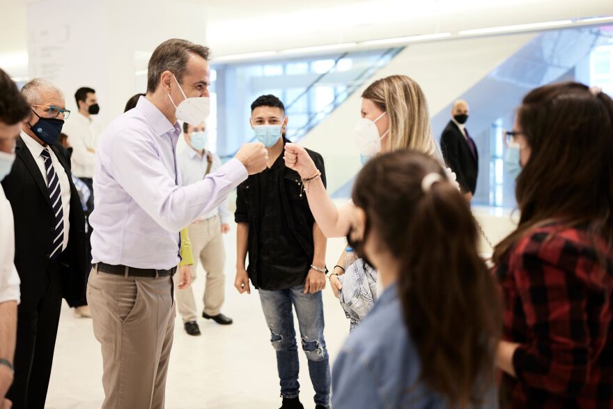 Το Εθνικό Μουσείο Σύγχρονης Τέχνης επισκέφτηκε ο Κυριάκος Μητσοτάκης