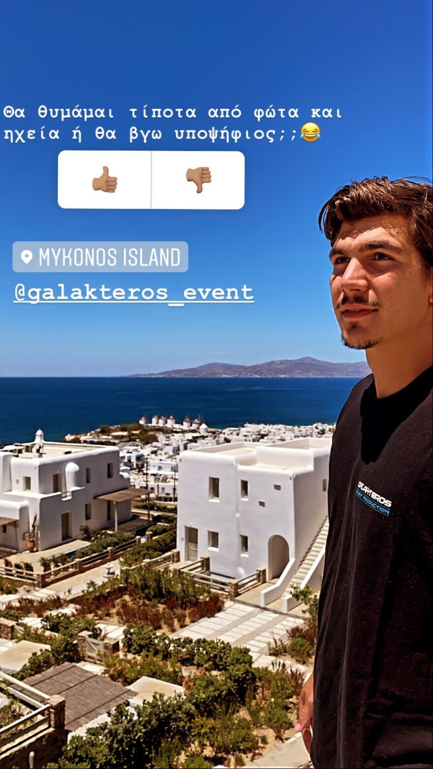 Παύλος Γαλακτερός: Δείτε πού σκαρφάλωσε εν ώρα εργασίας