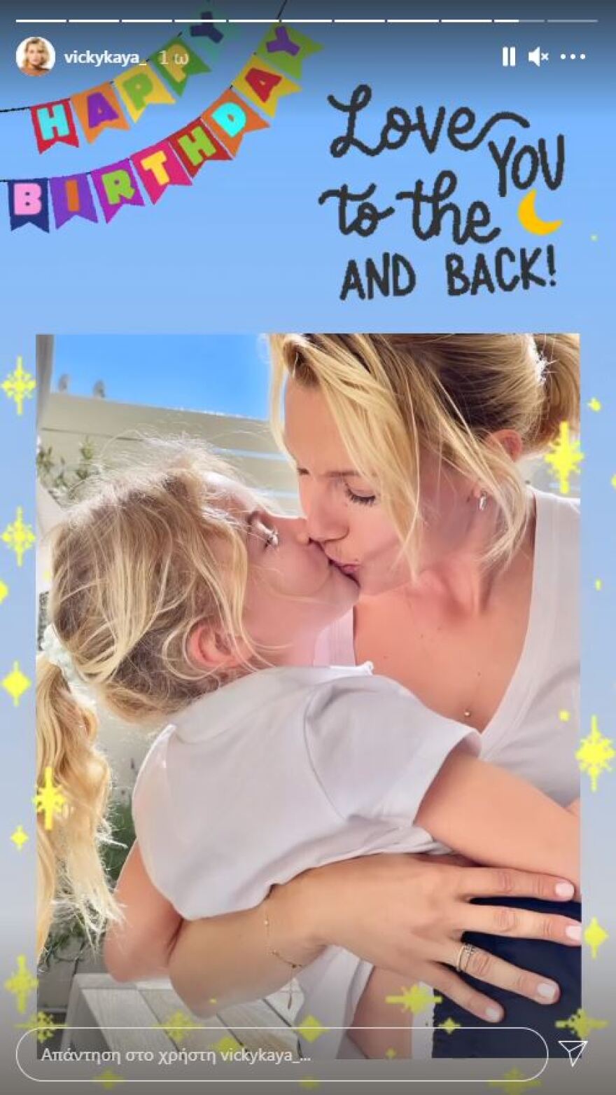 Ημέρα χαράς η σημερινή για την Βίκυ Καγιά - Η κόρη της γίνεται έξι ετών - Δείτε τη φωτογραφία