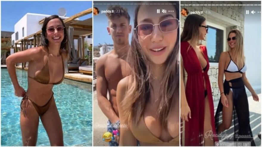 Αναστάτωσε τη Μύκονο η καλλονή σύντροφος του Μάρκος Γιορέντε