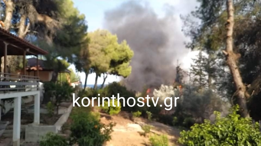 Υπό πλήρη έλεγχο οι φωτιές σε Ίσθμια και Μακρακώμη 