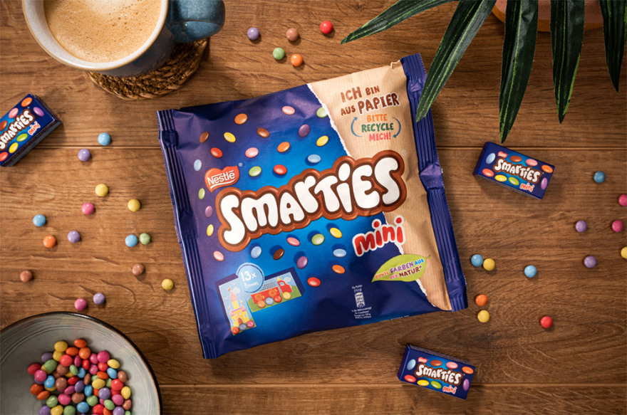 Τα Smarties τώρα σε ανακυκλώσιμη χάρτινη συσκευασία!