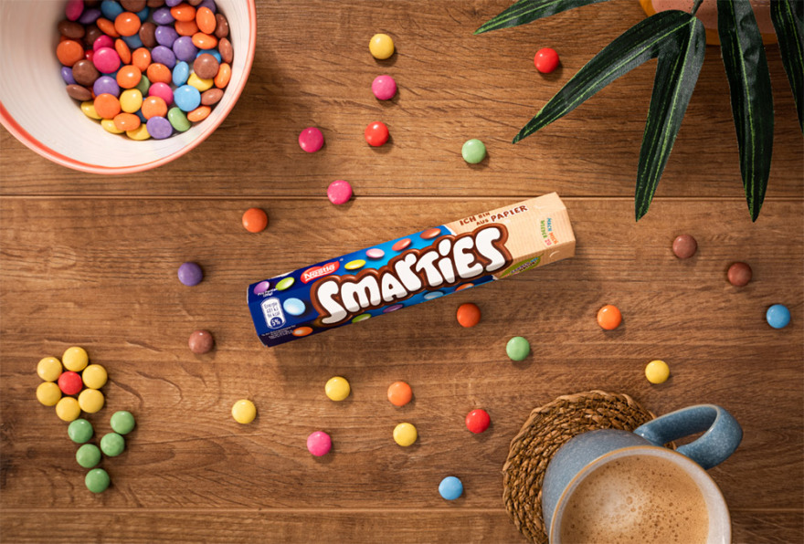 Τα Smarties τώρα σε ανακυκλώσιμη χάρτινη συσκευασία!