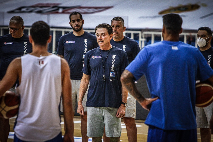 Η πρώτη προπόνηση του Σπανούλη μετά την επιστροφή του στην Εθνική - Δείτε φωτογραφίες και βίντεο