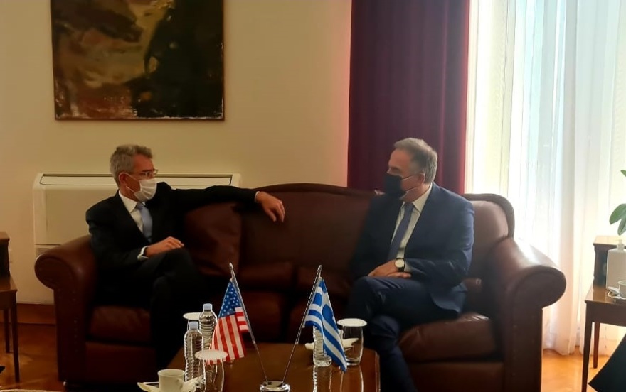 Θεσσαλονίκη: Οι αμερικανικές επενδύσεις στο επίκεντρο της συνάντησης Καλαφάτη - Πάιατ