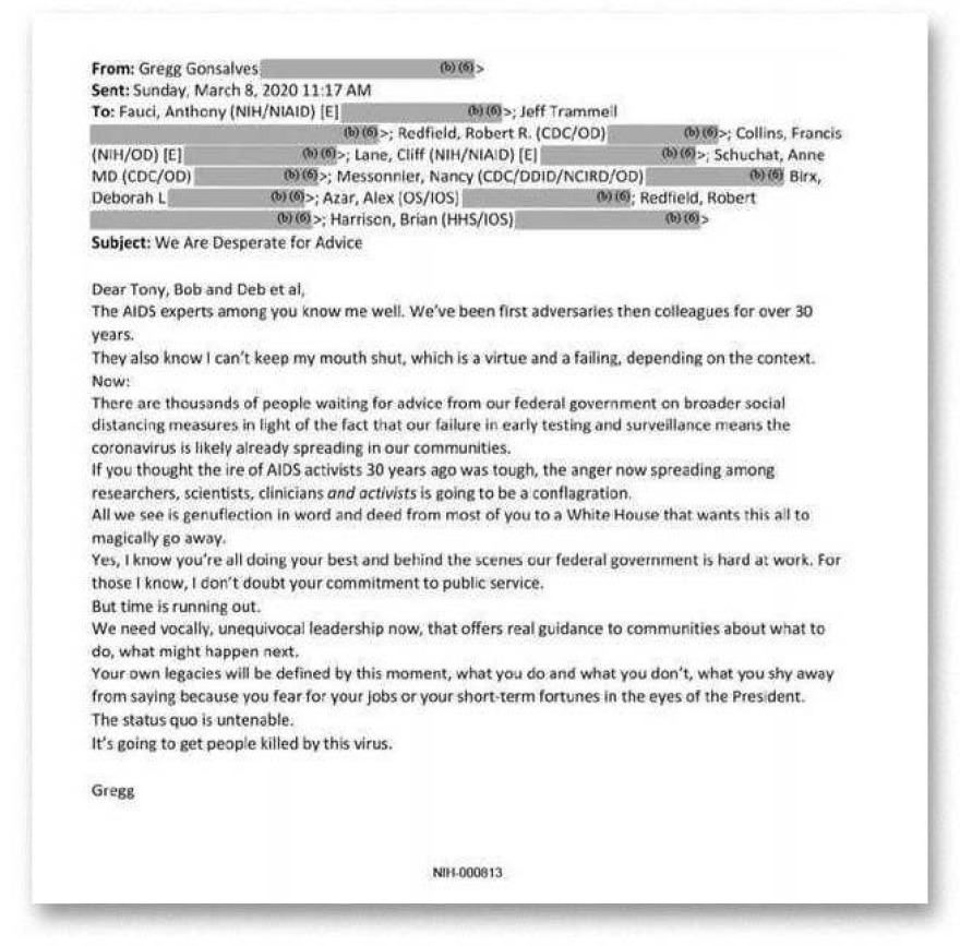 Άντονι Φάουτσι: Στη φόρα όλα τα e-mail του εν μέσω πανδημίας - Τι απαντούσε σε σελέμπριτις και απλούς πολίτες