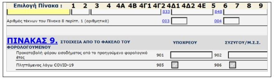 Φορολογικές δηλώσεις: Προβλήματα λόγω Covid με τη συμπλήρωση του Ε1