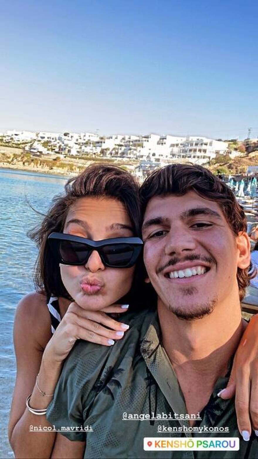 Survivor: Παύλος Γαλακτερός και Νικολέτα Μαυρίδη απολαμβάνουν μαζί τις διακοπές τους στη Μύκονο - Δείτε φωτογραφίες