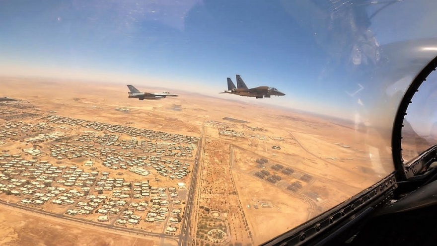 «Falcon Eye 2»: Εντυπωσιακές εικόνες από την αεροπορική άσκηση Ελλάδας - Σαουδικής Αραβίας