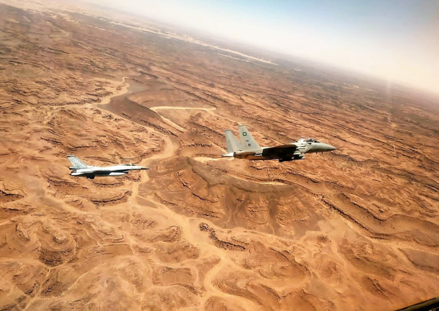 «Falcon Eye 2»: Εντυπωσιακές εικόνες από την αεροπορική άσκηση Ελλάδας - Σαουδικής Αραβίας