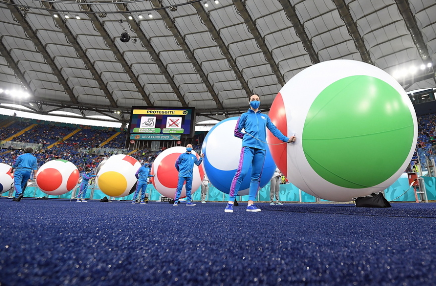 Euro 2020: Εντυπωσιακή τελετή έναρξης με άριες Μποτσέλι και τους θρύλους Τότι και Νέστα - Δείτε βίντεο και φωτογραφίες