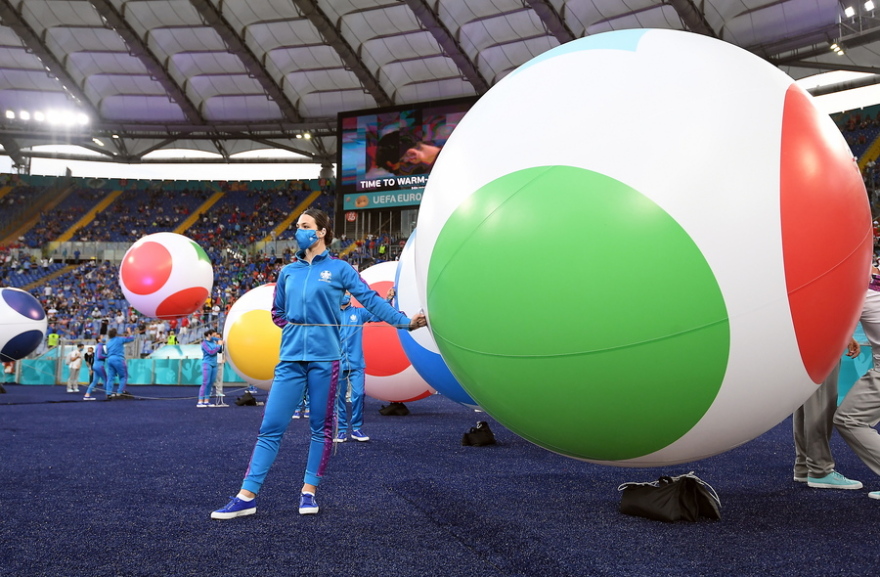 Euro 2020: Εντυπωσιακή τελετή έναρξης με άριες Μποτσέλι και τους θρύλους Τότι και Νέστα - Δείτε βίντεο και φωτογραφίες