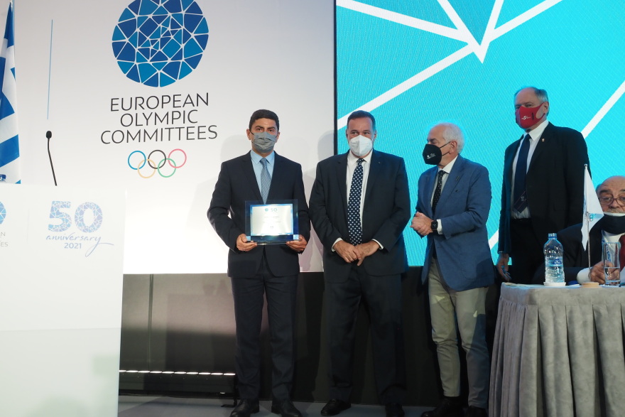 O Σπύρος Καπράλος εξελέγη πανηγυρικά Πρόεδρος των Ευρωπαϊκών Ολυμπιακών Επιτροπών