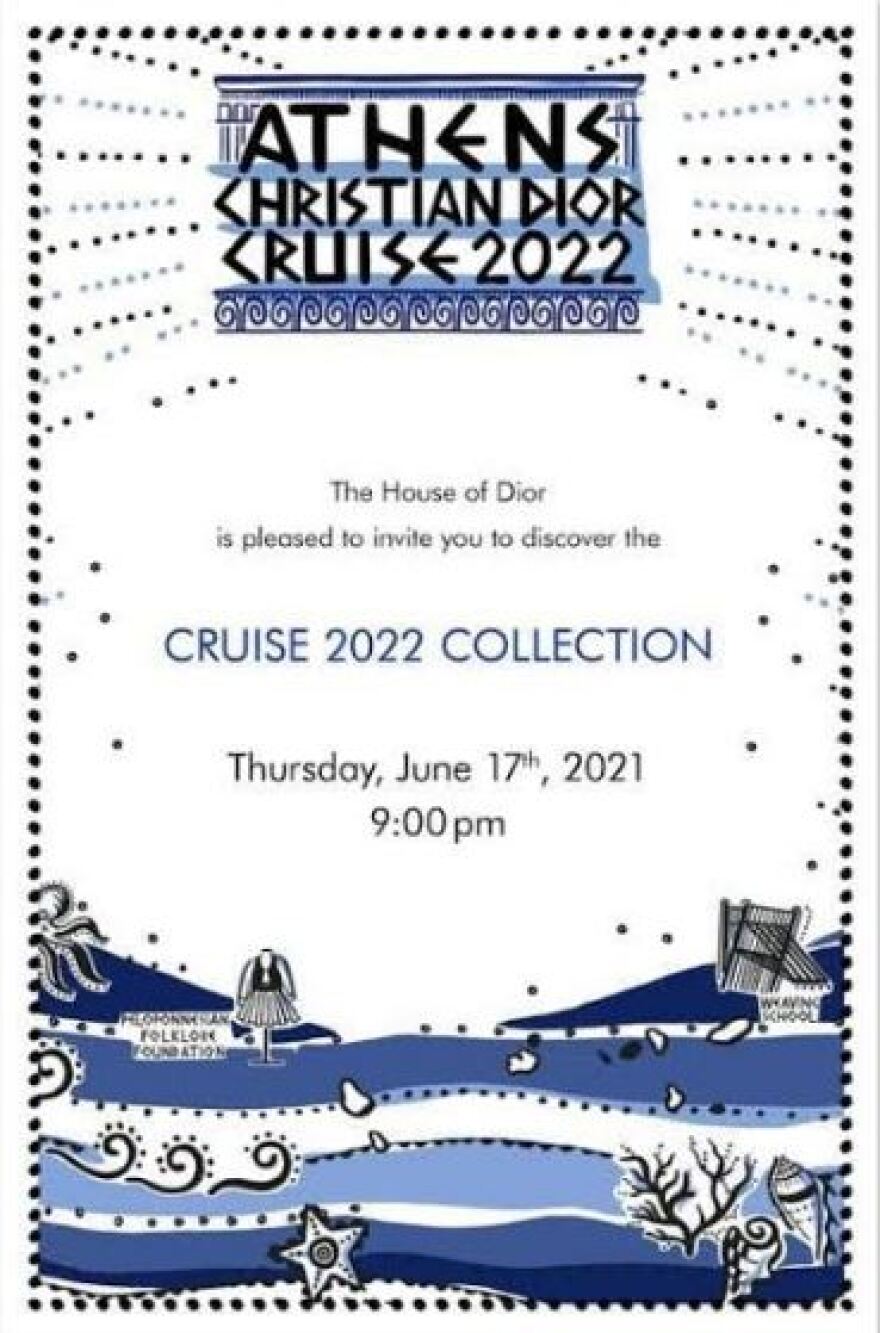 Επίδειξη Dior στο Καλλιμάρμαρο: Με ελληνικά στοιχεία η πρόσκληση