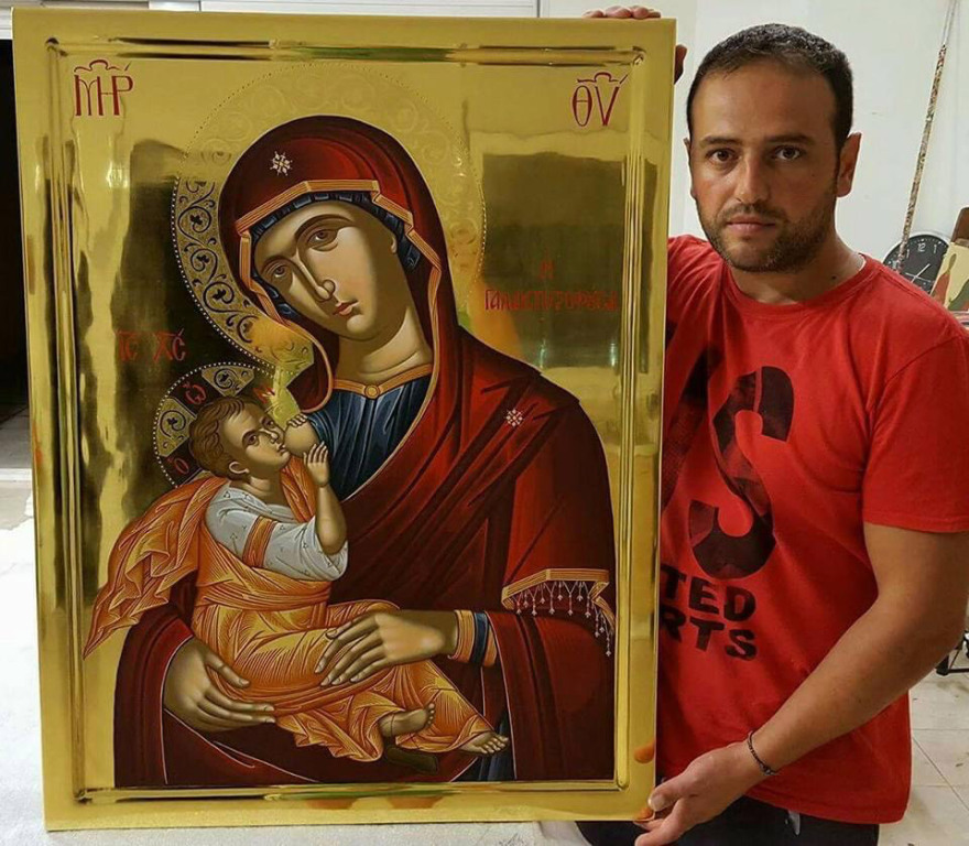 Αιφνίδιος θάνατος για 42χρονο αγιογράφο στον Βόλο - «Σταματήστε τα fake news, δεν πέθανε από το εμβόλιο» λέει η σύζυγός του