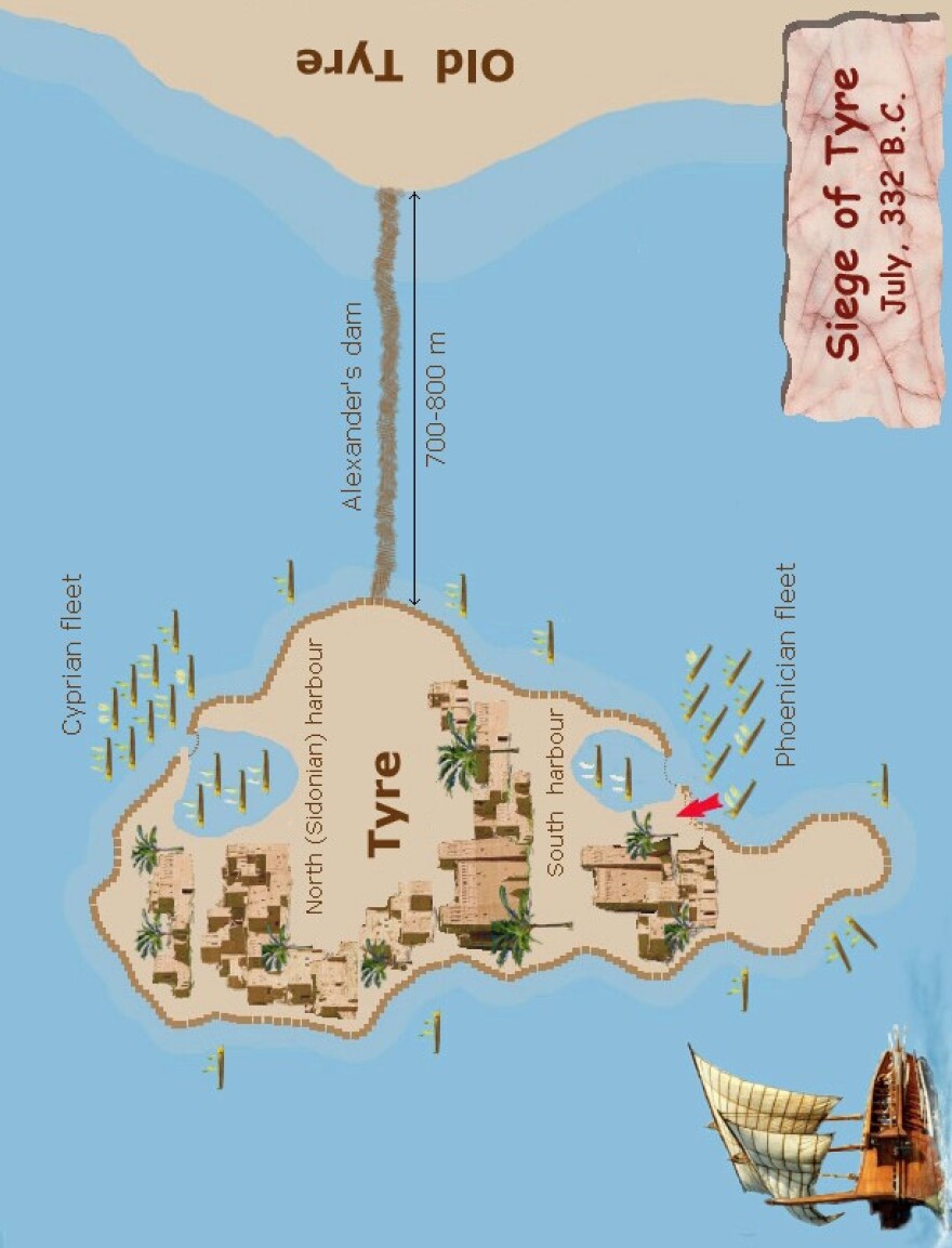 Μέγας Αλέξανδρος: H πολιορκία και κατάληψη της Τύρου (332 π. Χ.)