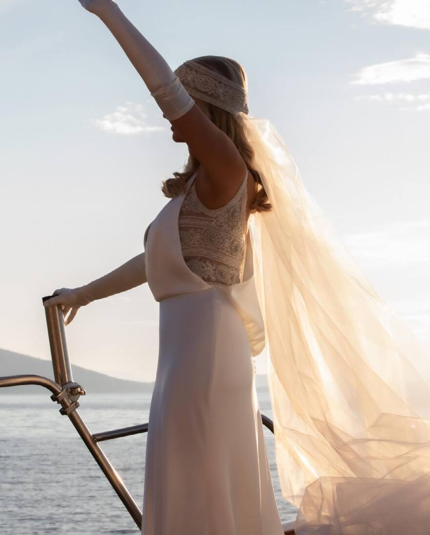 Παναγιώτα Βλαντή: Νέες φωτογραφίες από τον μυστικό γάμο στην Ύδρα