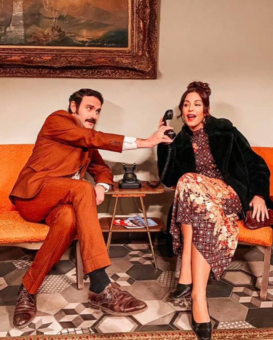 Κατερίνα Παπουτσάκη: Backstage φωτογραφίες από τα «Καλύτερά μας χρόνια»