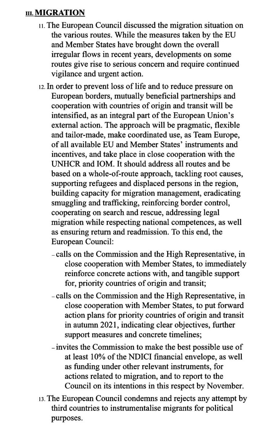 Σύνοδος Κορυφής: Οι «27» καταδικάζουν την «εργαλειοποίηση των μεταναστών για πολιτικούς σκοπούς» για να... τα ακούει η Τουρκία