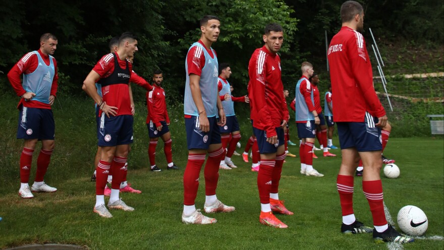 Ολυμπιακός: Η πρώτη προπόνηση στο Στανς - Δείτε φωτογραφίες