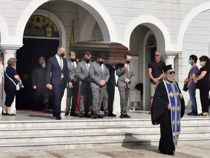 Σταύρος Δογιάκης:  Στον Ι.Ν. Κοιμήσεως Θεοτόκου στην Κάντζα η κηδεία του