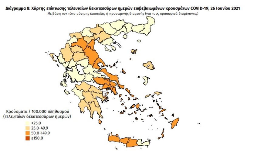 Κορωνοϊός: Στα 375 τα νέα κρούσματα - 238 οι διασωληνωμένοι, 12 θάνατοι  