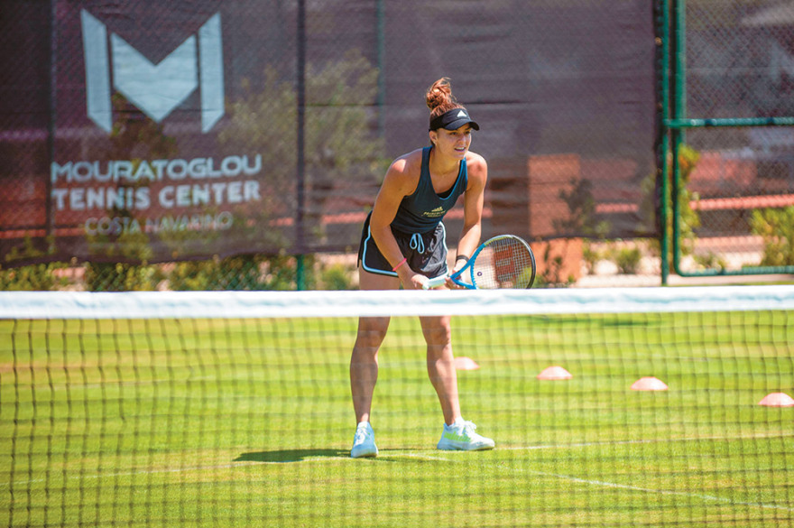 Η προετοιμασία της Σάκκαρη στο Costa Navarino πριν το Γουίμπλεντον
