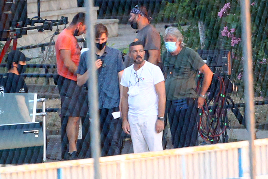 Αντόνιο Μπαντέρας: Ξεκίνησε τα γυρίσματα του «The Enforcer» στη Θεσσαλονίκη - Δείτε φωτογραφίες του σταρ στο σετ