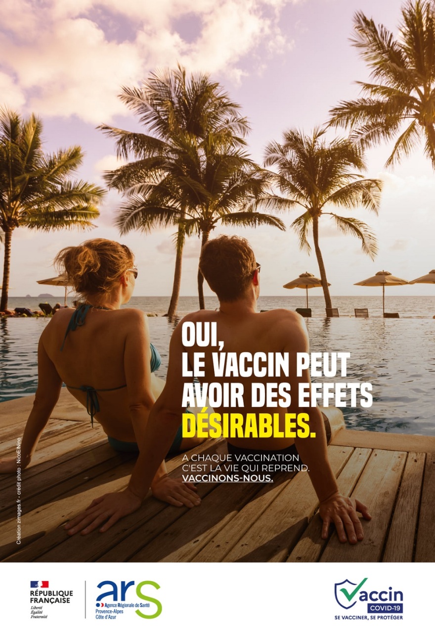 «Το εμβόλιο μπορεί να έχει επιθυμητές παρενέργειες»: Η προχωρημένη γαλλική καμπάνια για τον εμβολιασμό