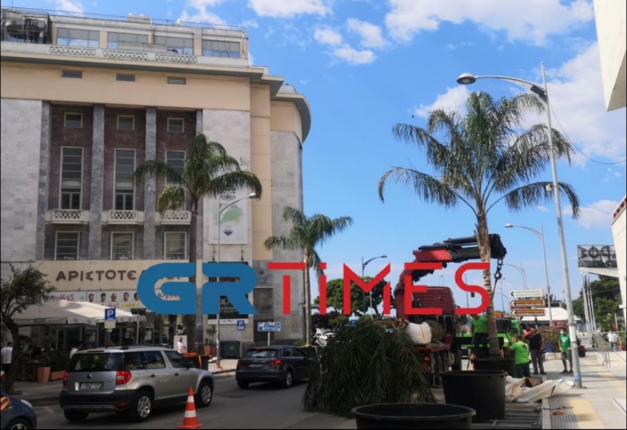 Ταινία Αντόνιο Μπαντέρας: Μετέτρεψαν κεντρικό δρόμο της Θεσσαλονίκης σε Μαϊάμι - Βίντεο & φωτογραφίες