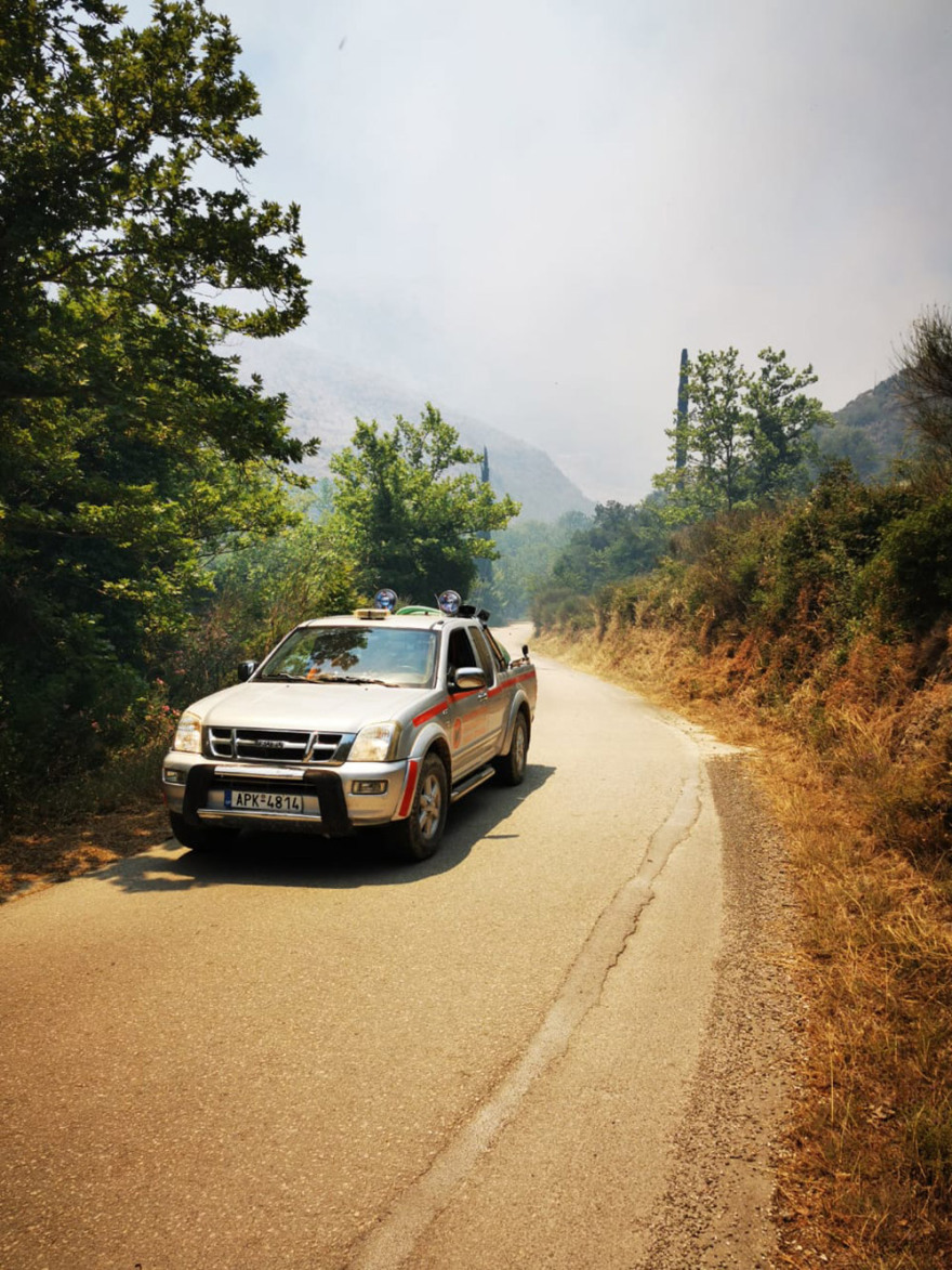 Μεγάλη φωτιά στην Κεφαλονιά: Εκκενώθηκε και δεύτερο χωριό - Ισχυροί άνεμοι 