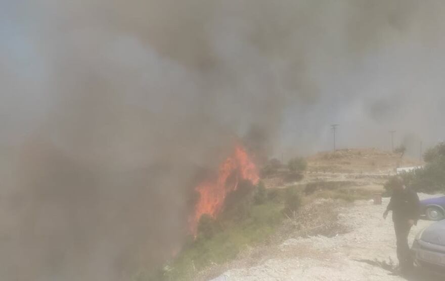 Μεγάλη φωτιά στην Κεφαλονιά: Εκκενώθηκε και δεύτερο χωριό - Ισχυροί άνεμοι 
