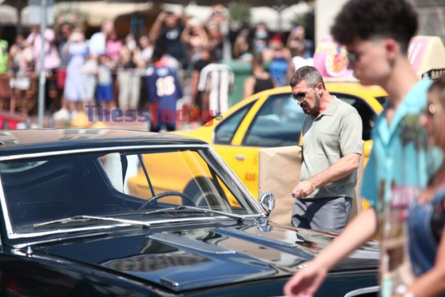 Ταινία Αντόνιο Μπαντέρας: Ολόκληρη η σκηνή στη Θεσσαλονίκη που θύμιζε Μαϊάμι